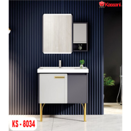 TỦ LAVABO KASSANI KS-8034 GƯƠNG LED
